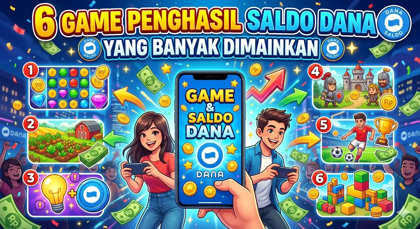 6 Game Penghasil Saldo DANA yang Banyak Dimainkan